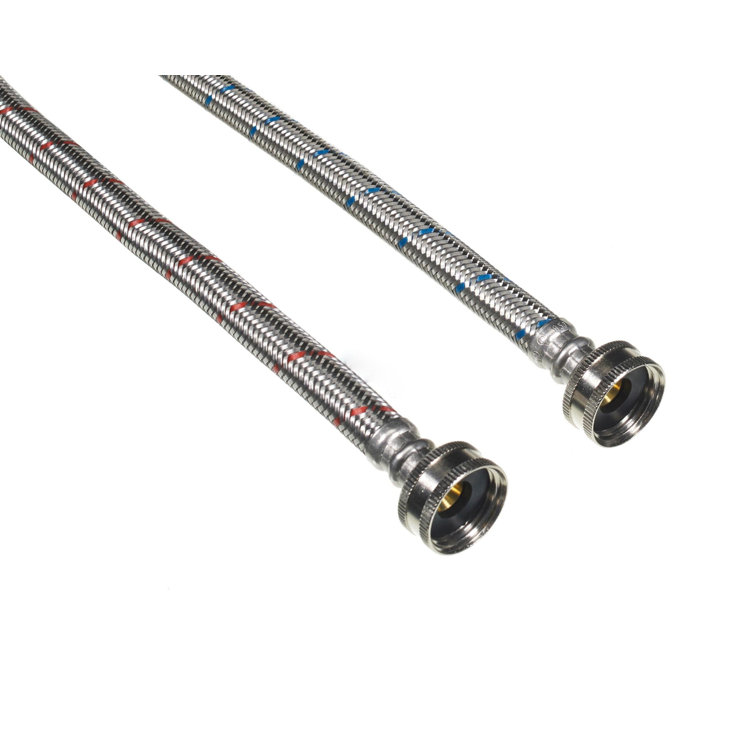 Plumbing N Parts 60 in. Chrome Unique Stainless Steel Washing Machine